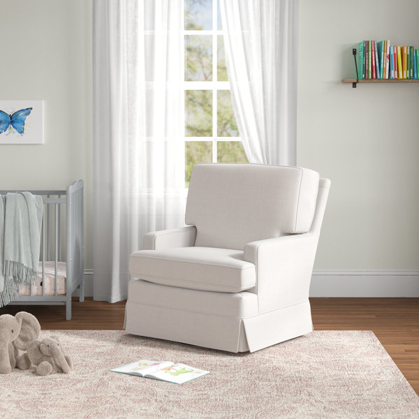 Sutton upholstered clearance swivel glider